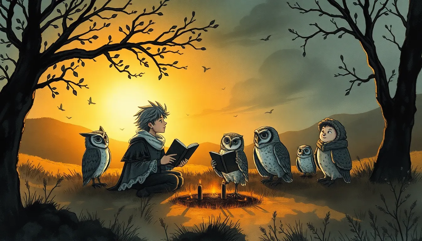 Les Hiboux : Gardiennes de Nos Secrets 5 Illustration de L'Aube d'une Nouvelle Sagesse