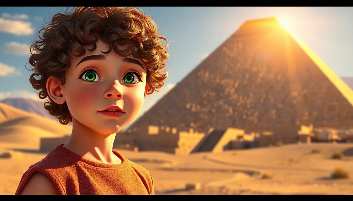 Romain et le Sphinx Solaire 1 Illustration de La Découverte de Romain