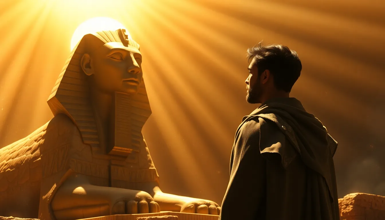 Romain et le Sphinx Solaire 3 Illustration de L'Énigme du Sphinx