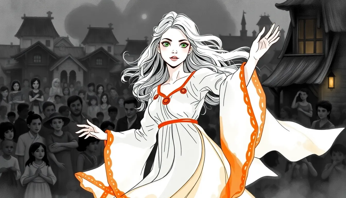 La Danse des Ombres : une danseuse qui contrôle les ombres 1 Illustration de La découverte du pouvoir de la danse