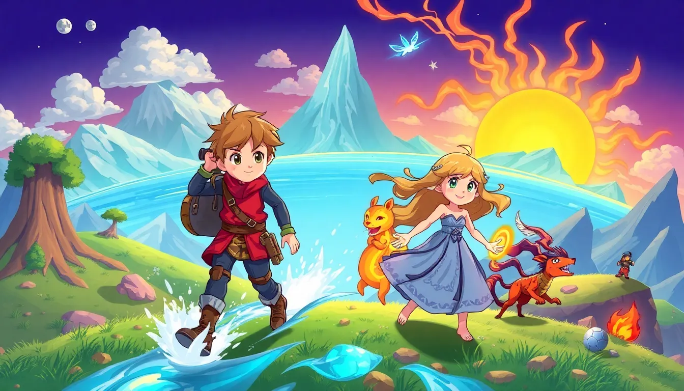 Le Sortilège du Magicien Gentil 4 Illustration de La Quête des Éléments