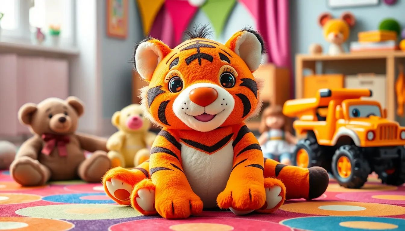 Toto le Tigre et ses Jouets 1 Illustration de La Découverte de Toto