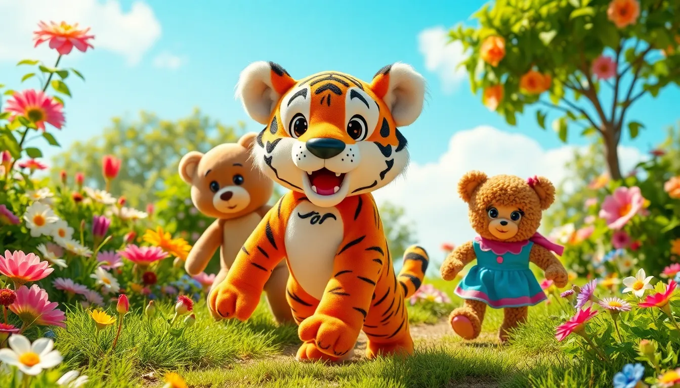 Toto le Tigre et ses Jouets 2 Illustration de La Grande Aventure