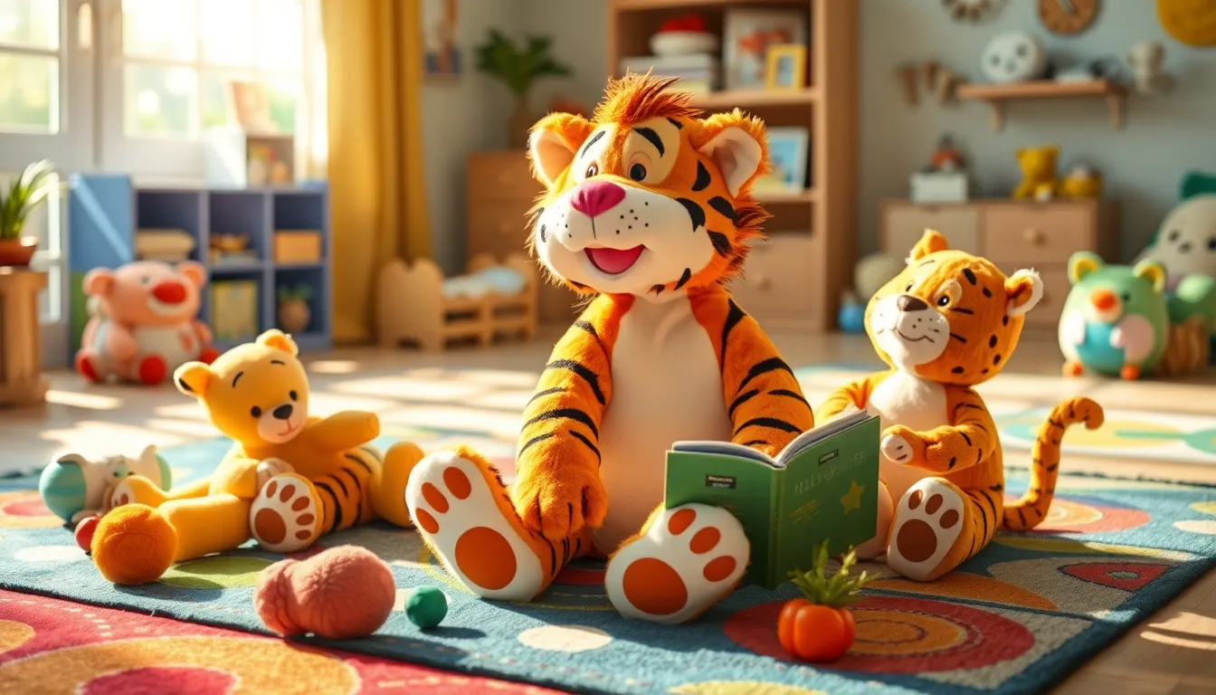 Toto le Tigre et ses Jouets 4 Illustration du Retour à la Maison