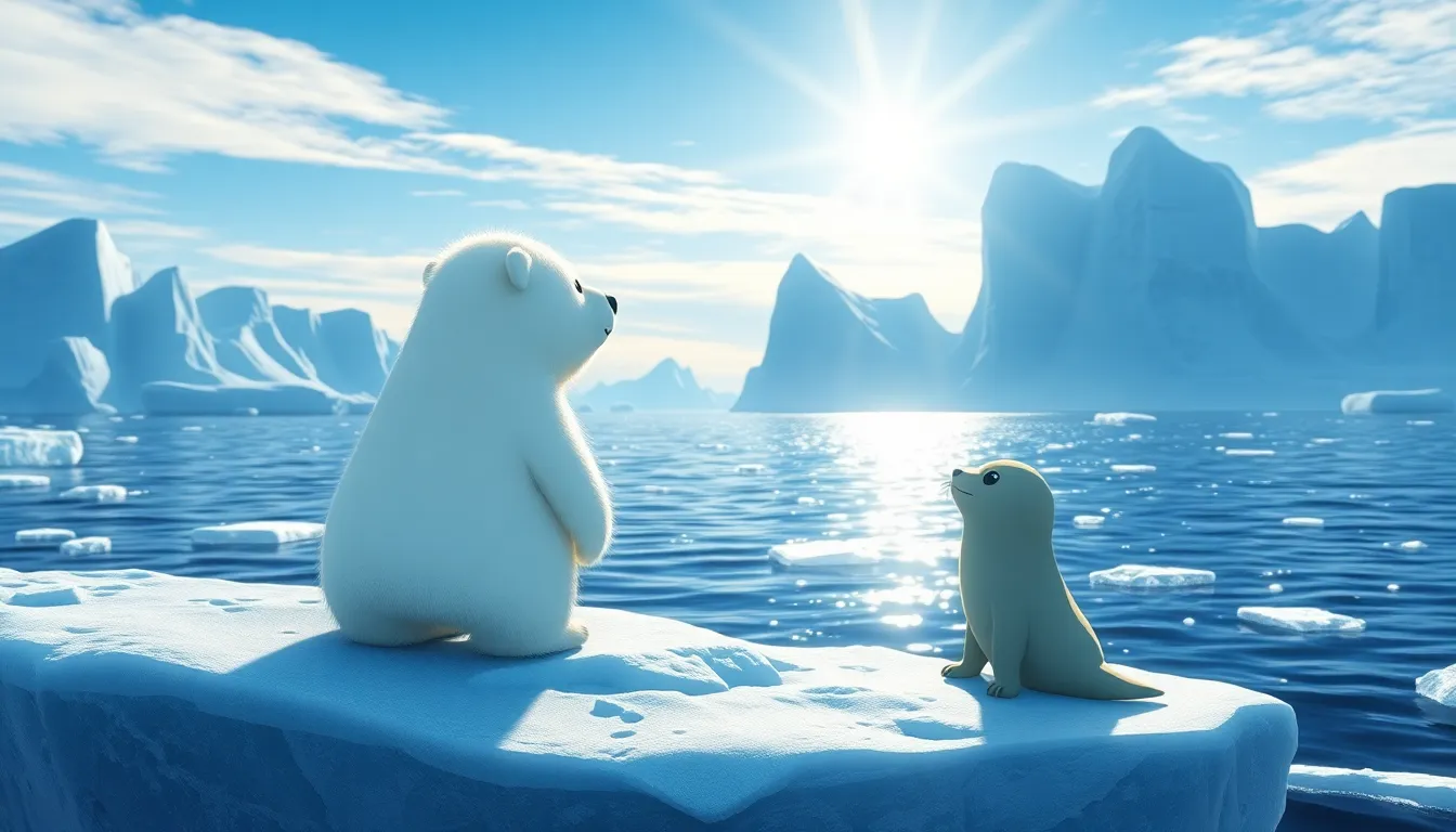 Boris et Squeak découvrant la mer