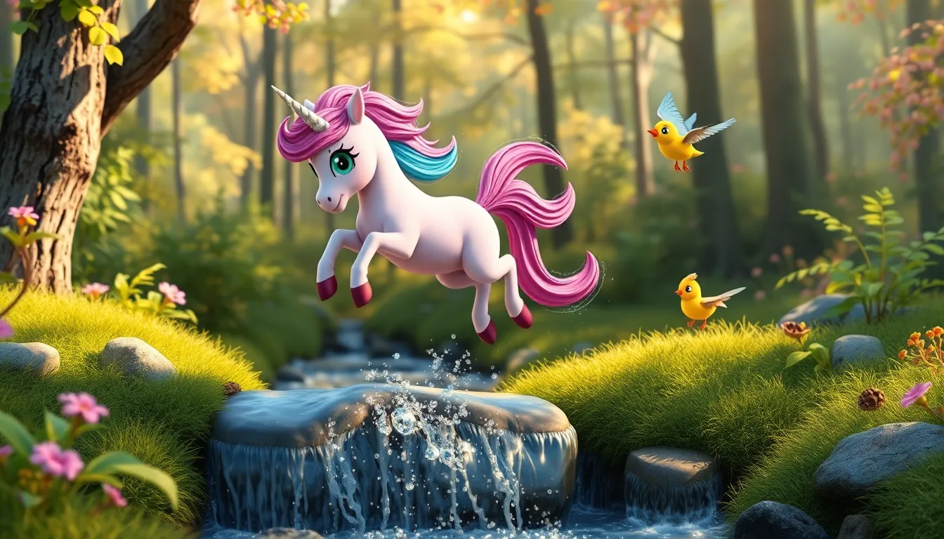 Lili la Petite Licorne et les Étoiles 4 Illustration de La Quête des Étoiles