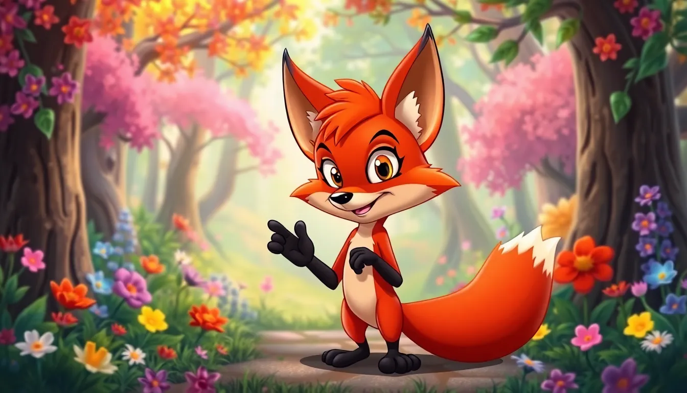 Félix le Renard et ses Tours de Passe-Passe 1 Illustration de La Rencontre de Félix