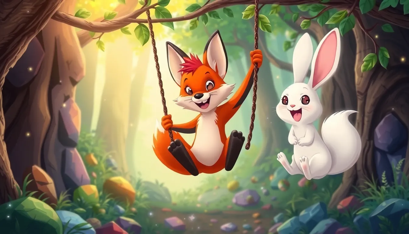 Félix le Renard et ses Tours de Passe-Passe 3 Illustration de La Surprise de Lila