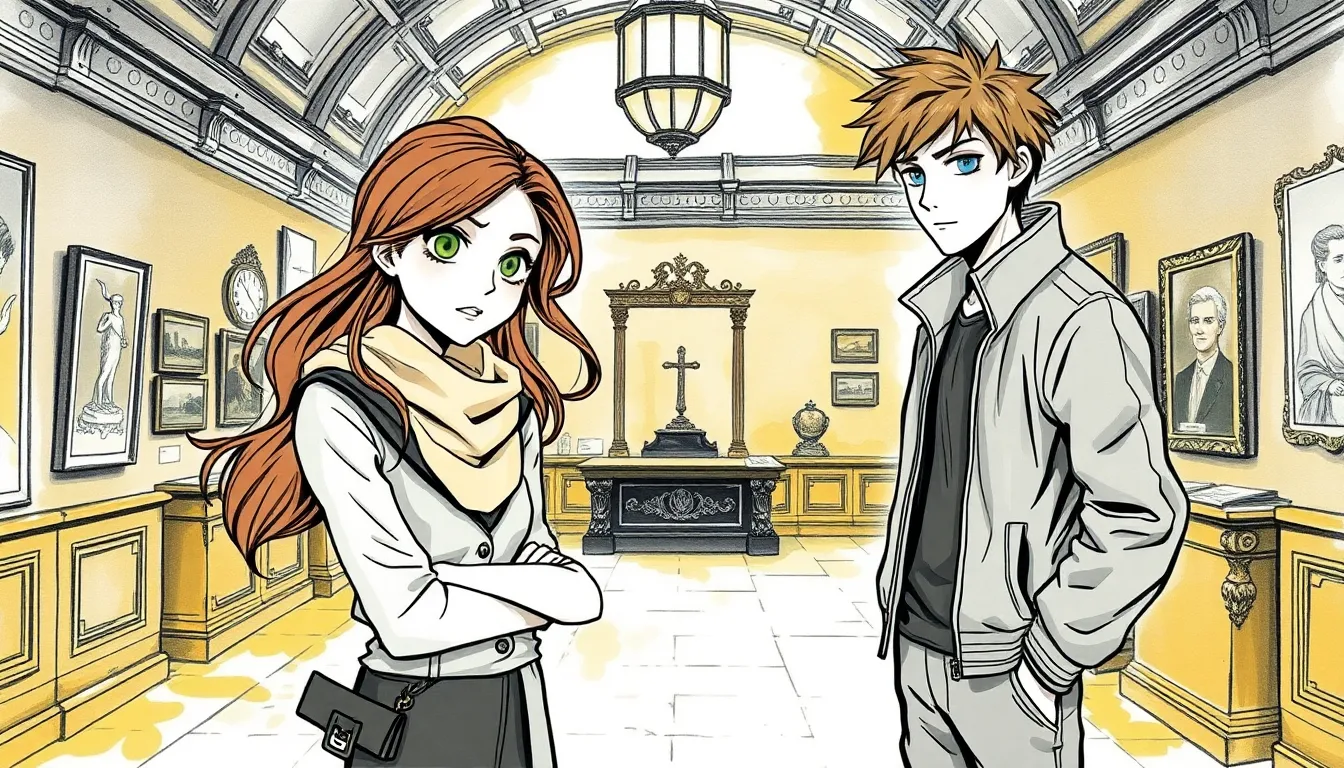 Le Fil Rouge : Une connexion mystérieuse et romantique à travers le temps 4 Illustration des Ombres du Passé