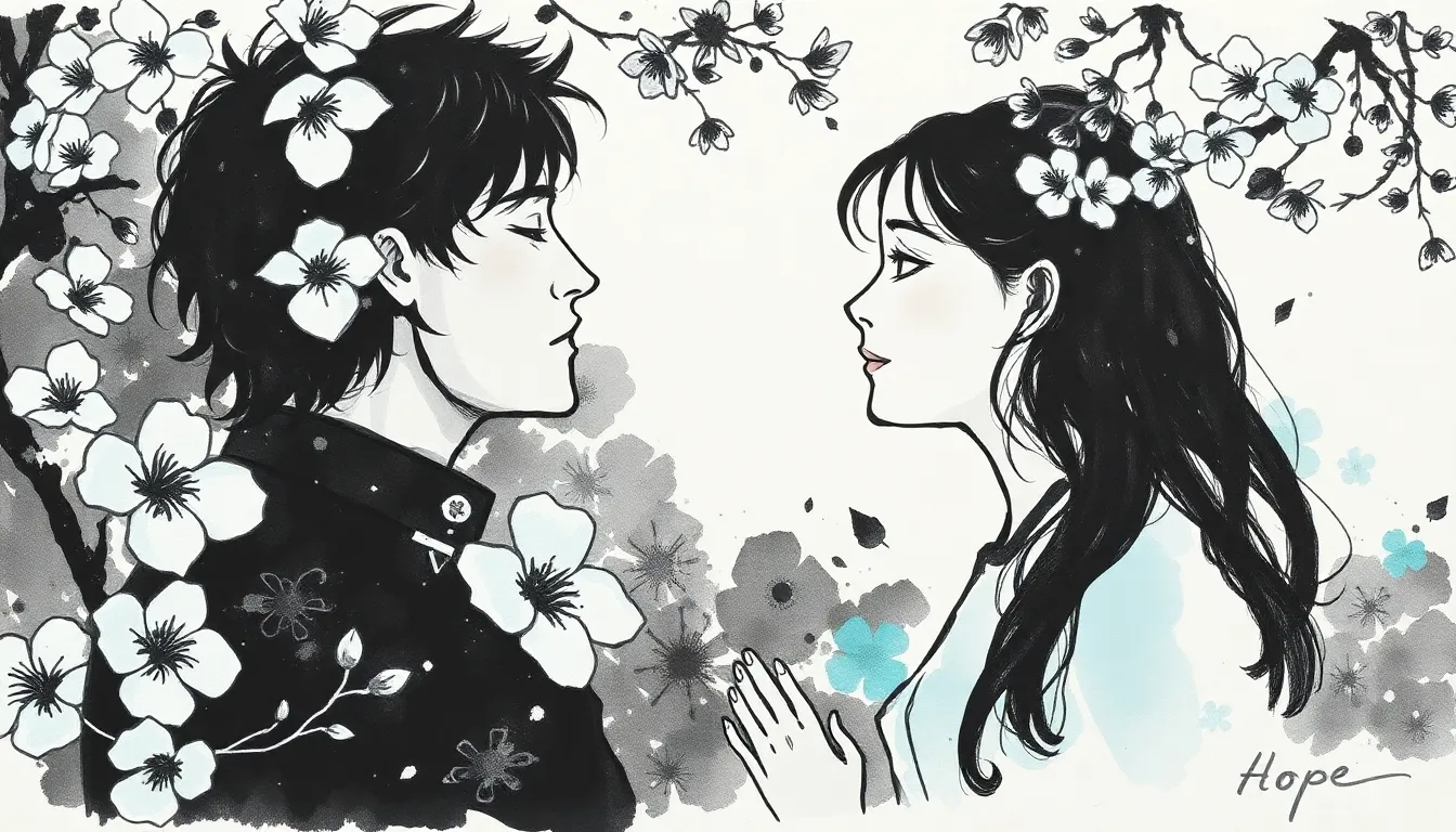 Les Fleurs du Mal : Un Voyage dans l'Ombre et la Lumière 3 Illustration de La Beauté des Larmes