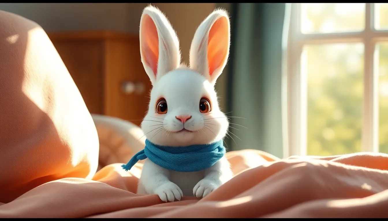 Les Rêves de Petit Lapin 6 Illustration de Le Retour à la Maison