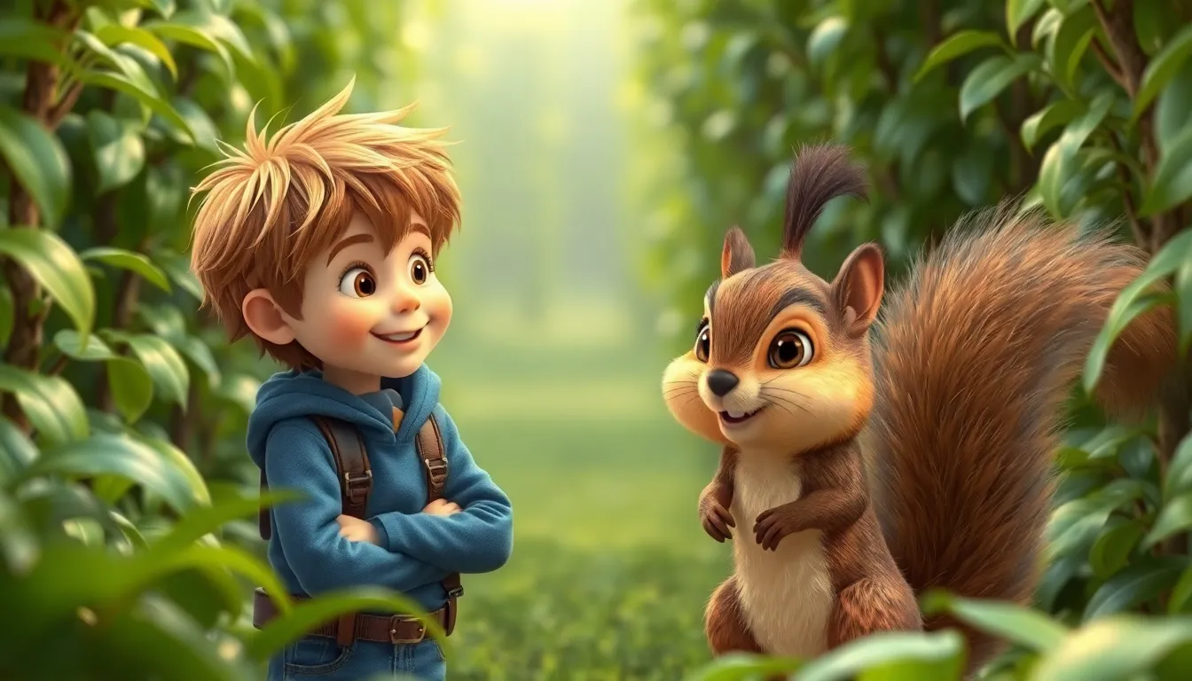 Sam et le Labyrinthe Mystérieux 3 Illustration de Une Rencontre Étrange