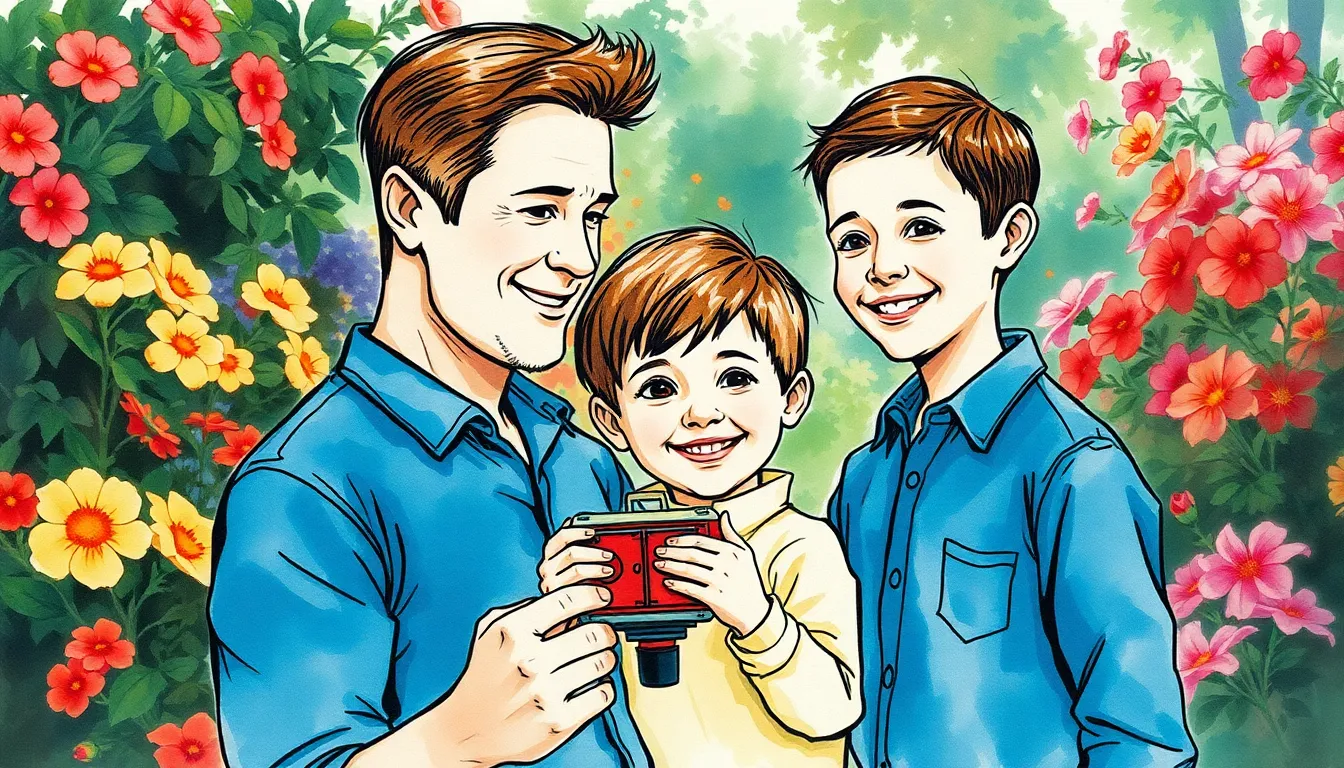 L'Ode à Mon Père : Une Célébration d'Amour et de Souvenirs 1 Illustration de Le Jardin du Temps