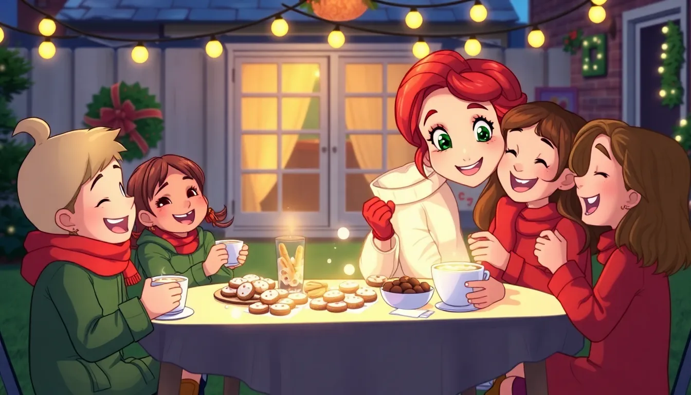 La Grande Fête de Noël de Clara 5 Illustration de La Joie de Partager