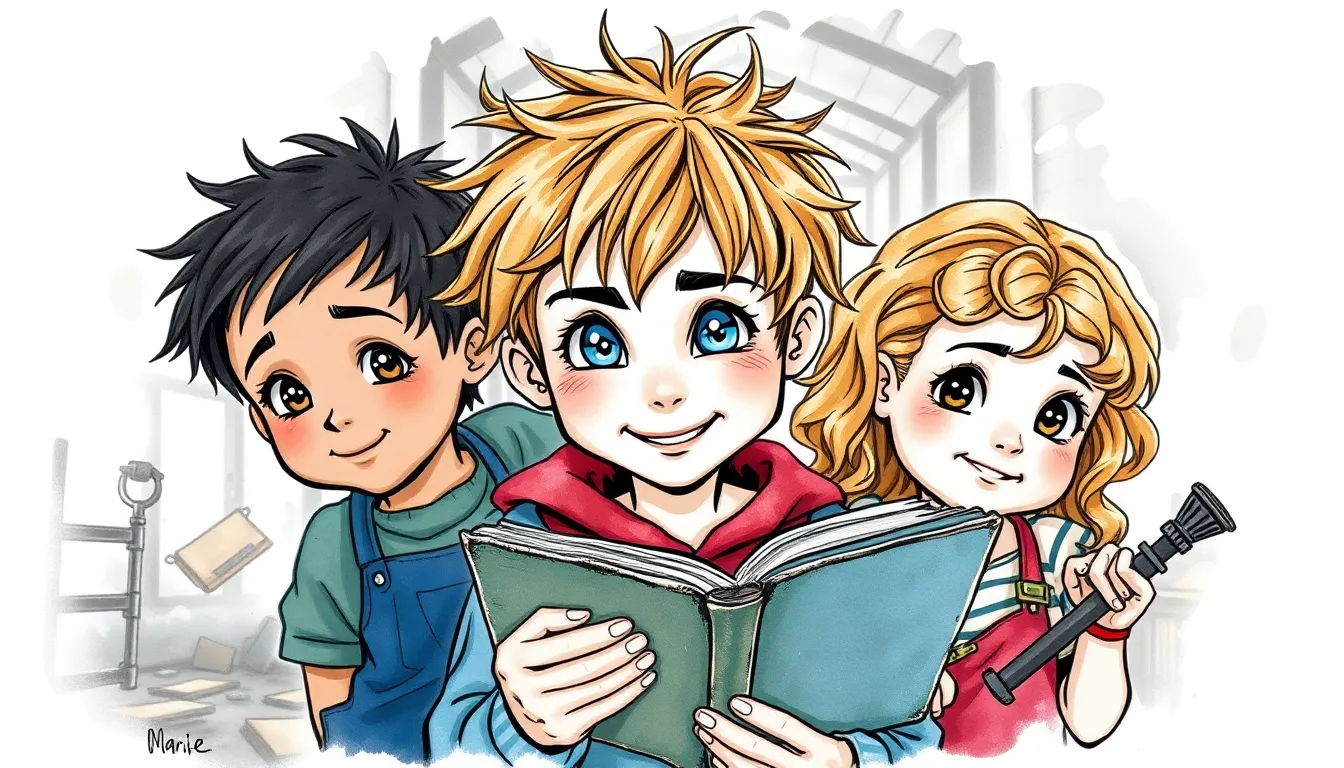 Les Enfants de l'Espoir : Lumière dans un monde dévasté 3 Illustration de La quête de l'espoir