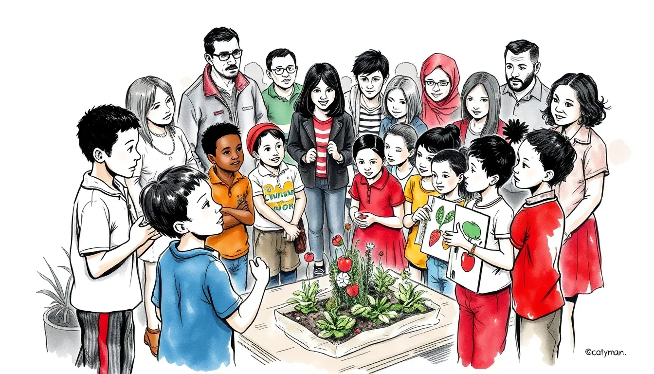 Les Enfants de l'Espoir : Lumière dans un monde dévasté 4 Illustration de Les premiers résultats d'une nouvelle vie