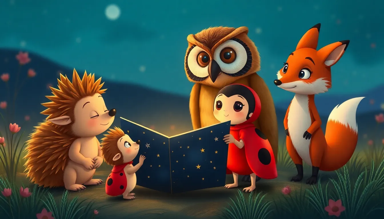 Léo et le Mystère de la Forêt Sombre 5 Illustration de La Quête des Étoiles Perdues