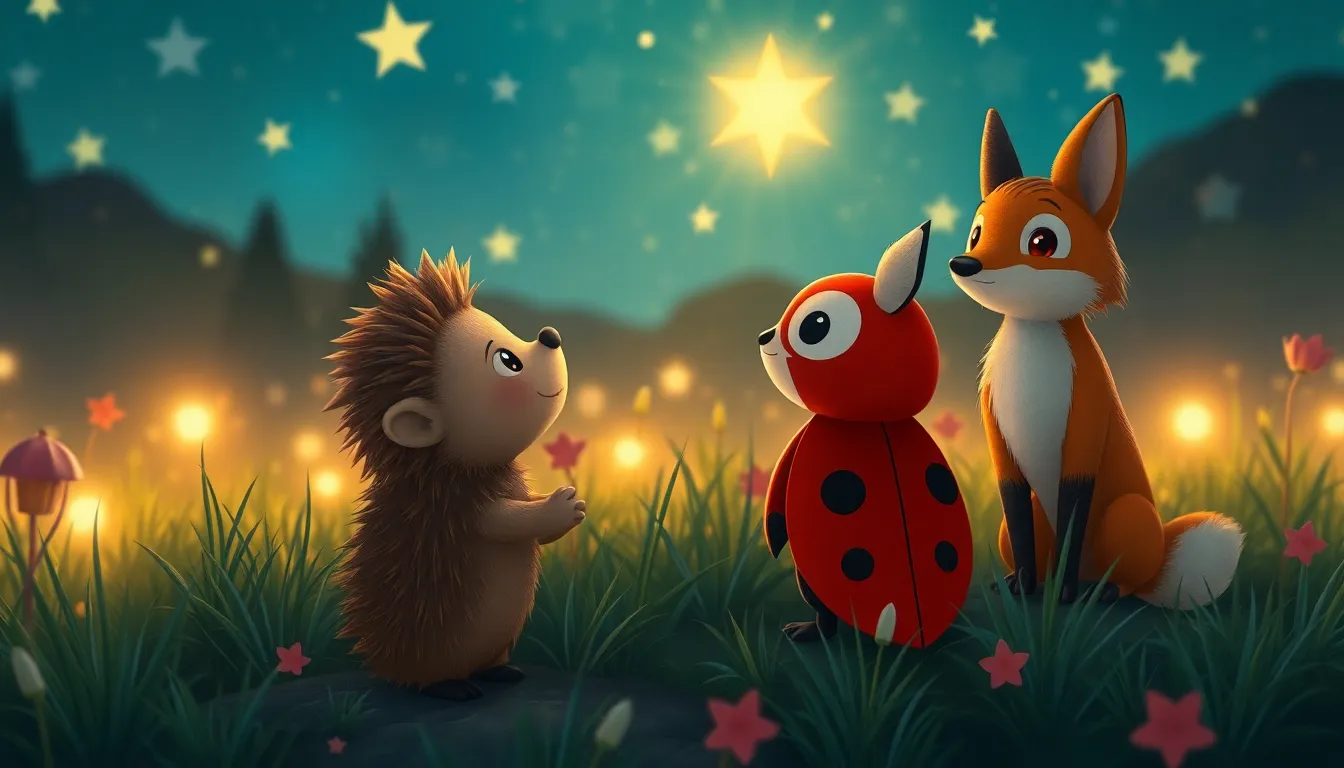 Léo et le Mystère de la Forêt Sombre 7 Illustration de La Découverte des Étoiles Perdues