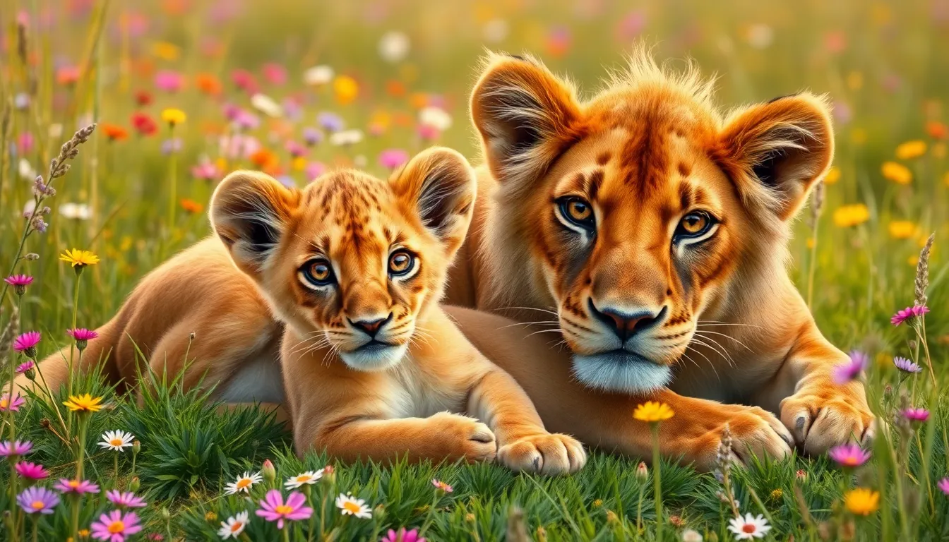 Le Petit Lion et son Rugissement 1 Illustration de La Naissance de Leo