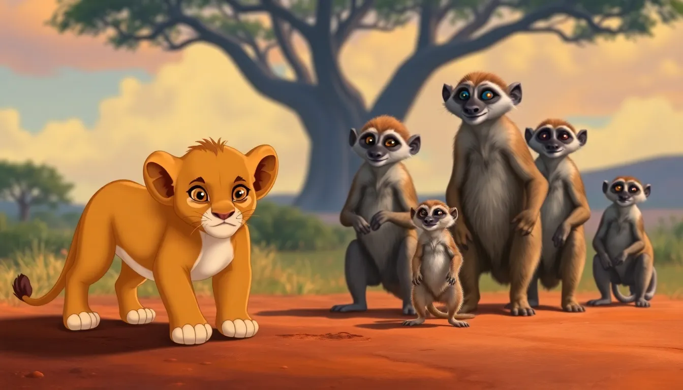 Le Petit Lion et son Rugissement 5 Illustration de Un Défi Inattendu