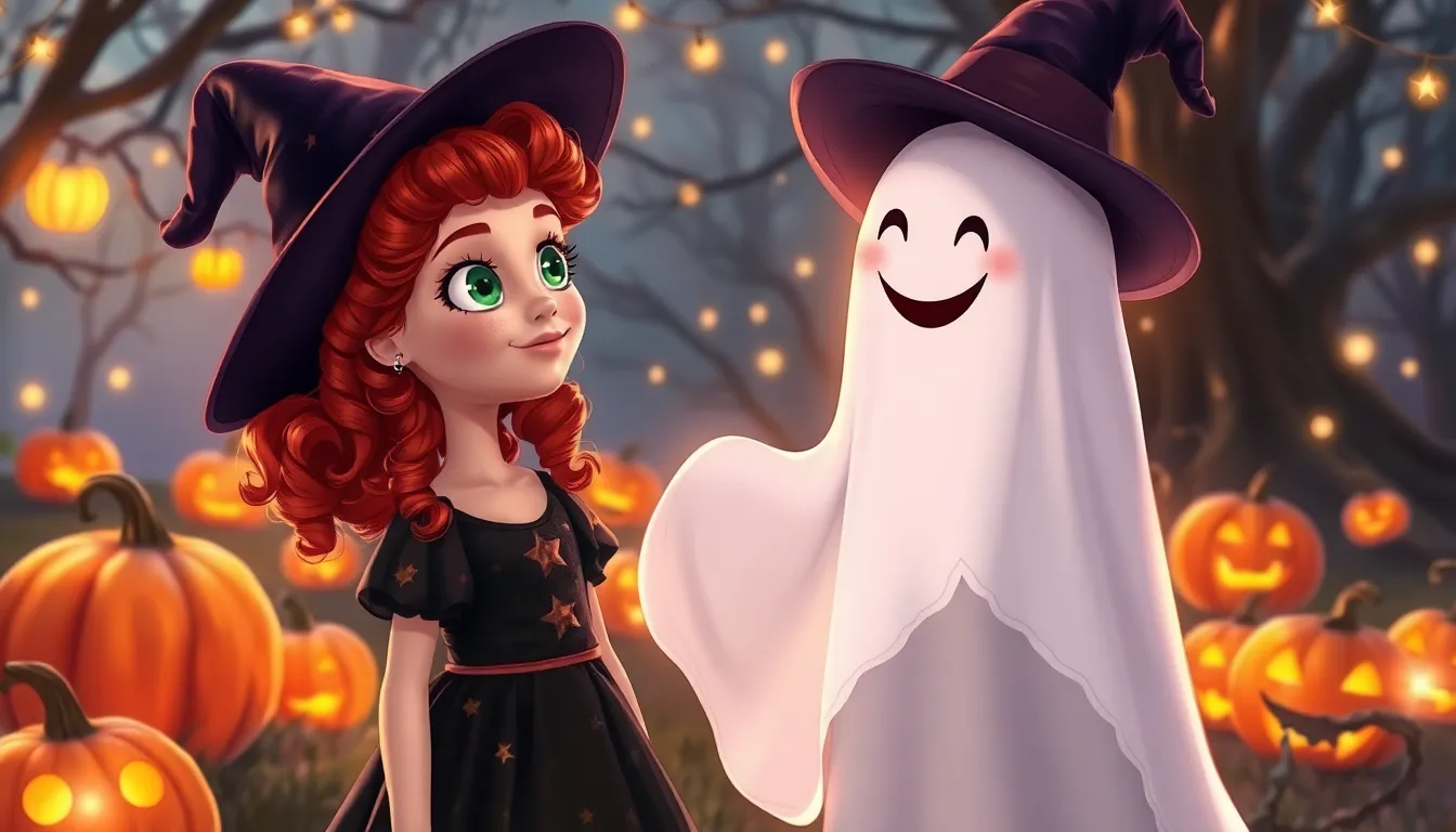 Les Éclats de Lune et les Fantômes Joyeux 2 Illustration de La Rencontre Mystérieuse