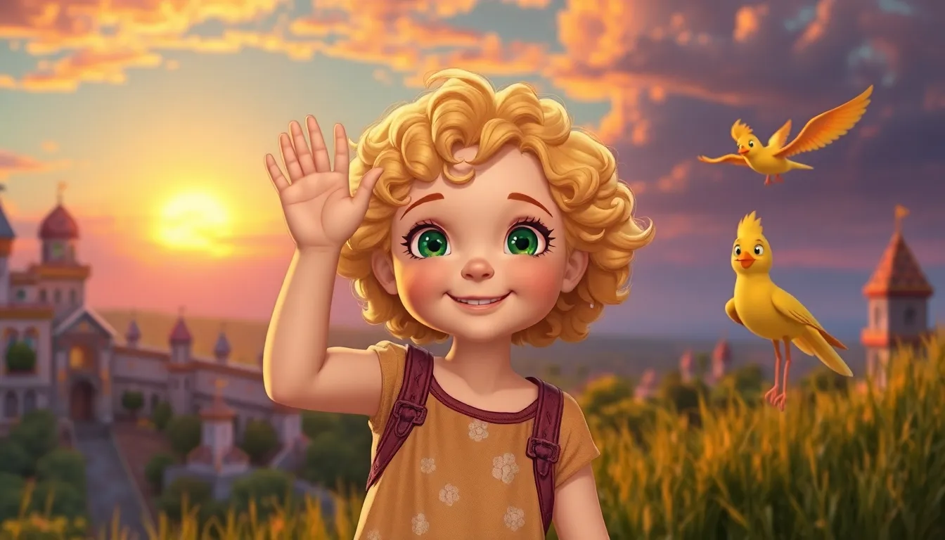 Sophie et la Cité des Merveilles 6 Illustration du Retour à la Maison