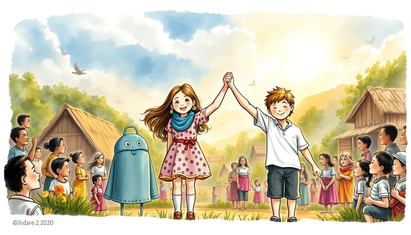 Les Enfants des Éléments : Une aventure fantastique d'union et de courage 6 Illustration de La Restauration de l'Équilibre