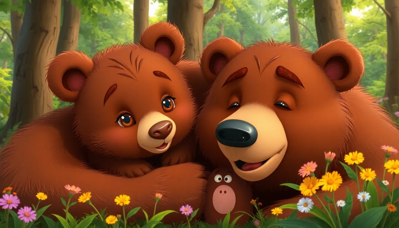 L'Ourson et le Ruisseau 1 Illustration de La Naissance de l'Ourson