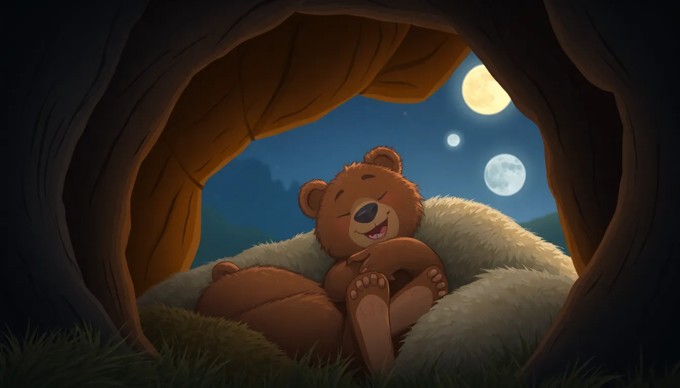 L'Ourson et le Ruisseau 7 Illustration de Les Récits de la Nuit