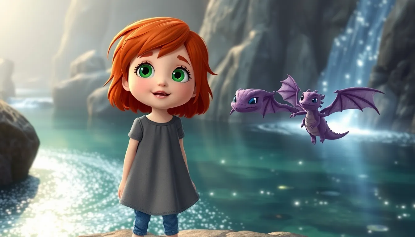 Les Histoires Fantastiques de Lila 4 Illustration de L'Obstacle de la Rivière Enchantée