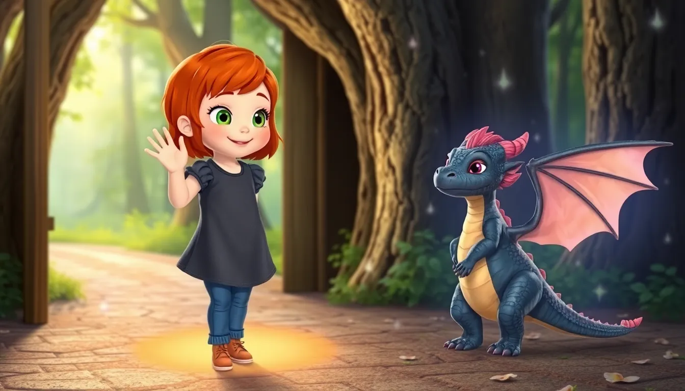 Les Histoires Fantastiques de Lila 6 Illustration de Le Retour à la Maison