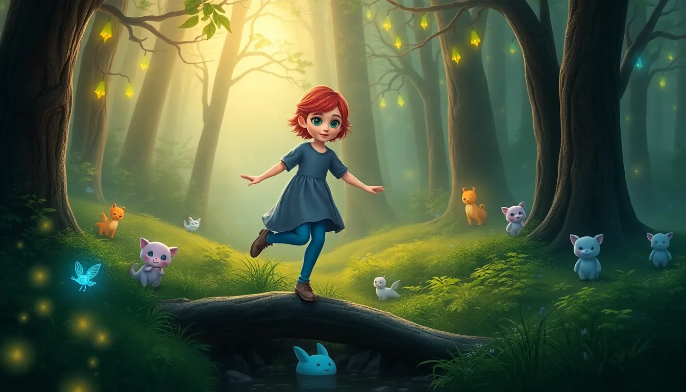 Les Contes Mystérieux de Luna 2 Illustration de L'Entrée de la Forêt Enchantée