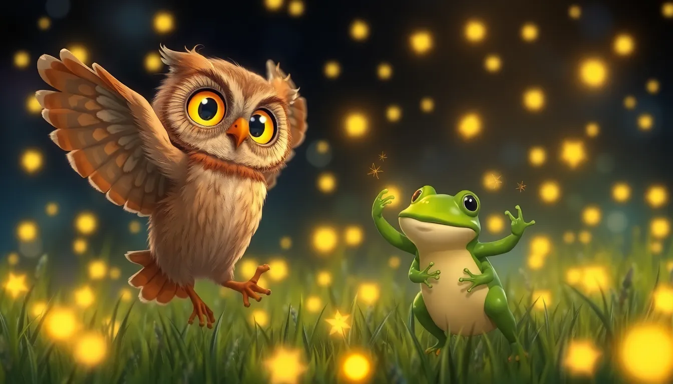 Illustration de La Danse des Lucioles