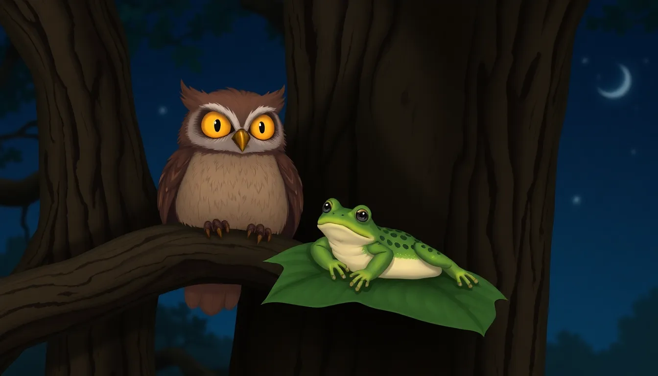 Nico et Tobi sous l'immense chêne