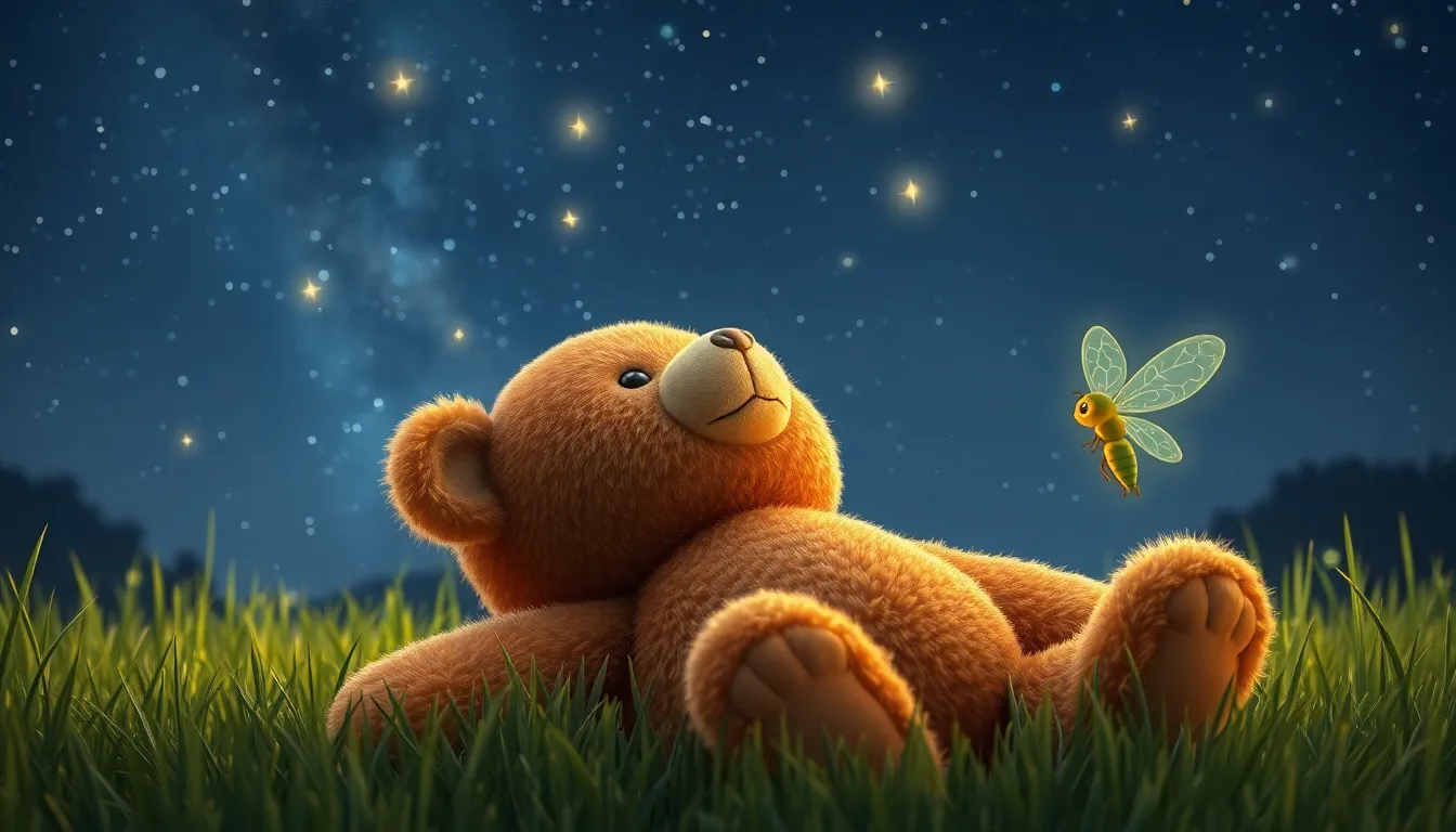 Le Coucher des Étoiles avec Oscar l'Ours 3 Illustration de Les Constellations Magiques