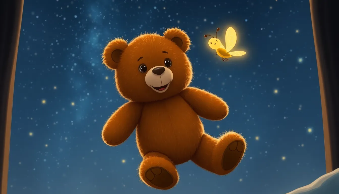 Le Coucher des Étoiles avec Oscar l'Ours 5 Illustration du Retour à la Maison