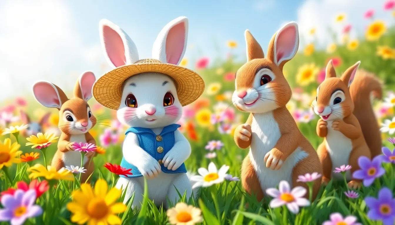 Illustration de La Chasse aux Fleurs