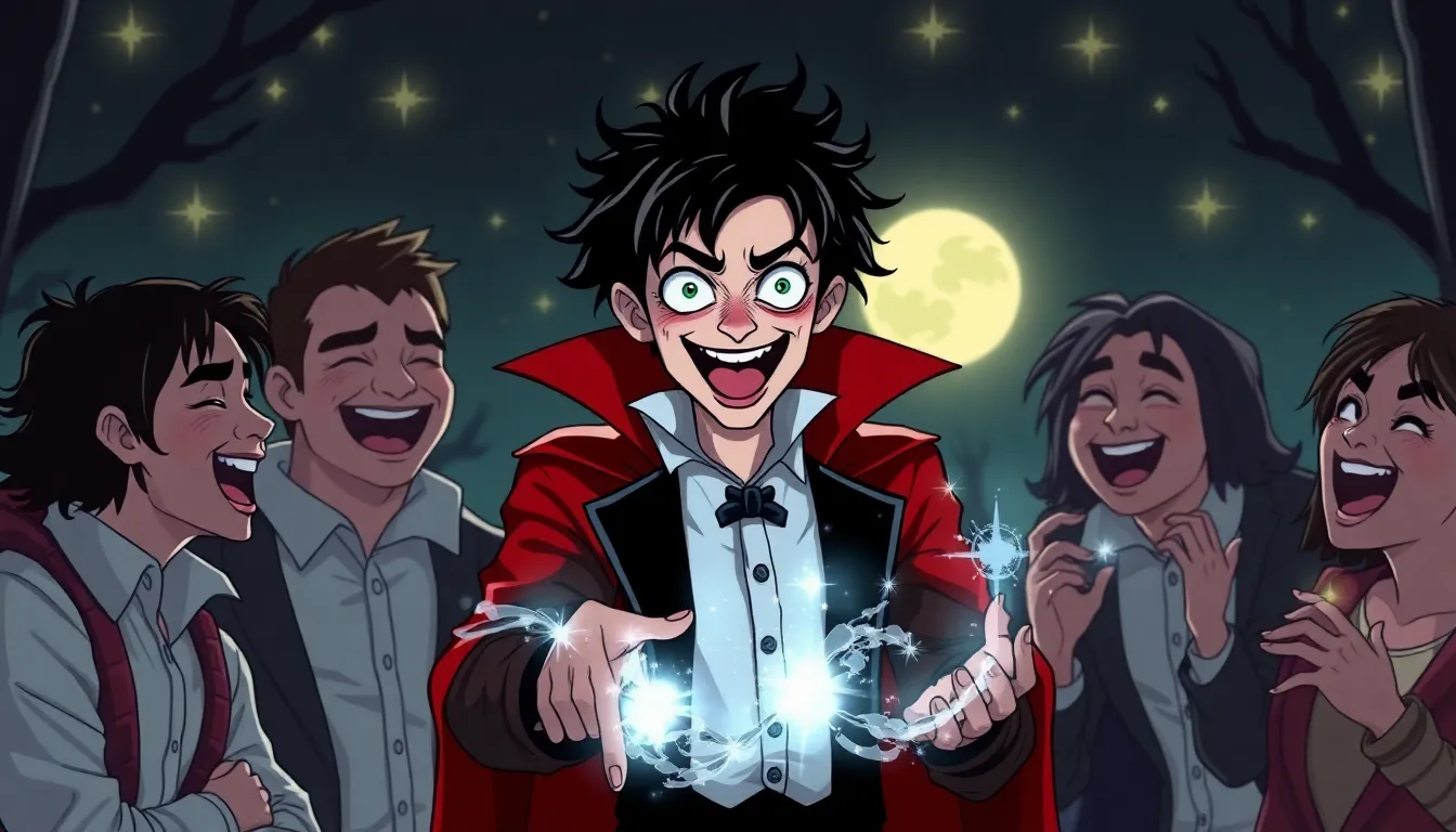 Les Vampires Rieurs de la Forêt 3 Illustration de La Nuit des Rires