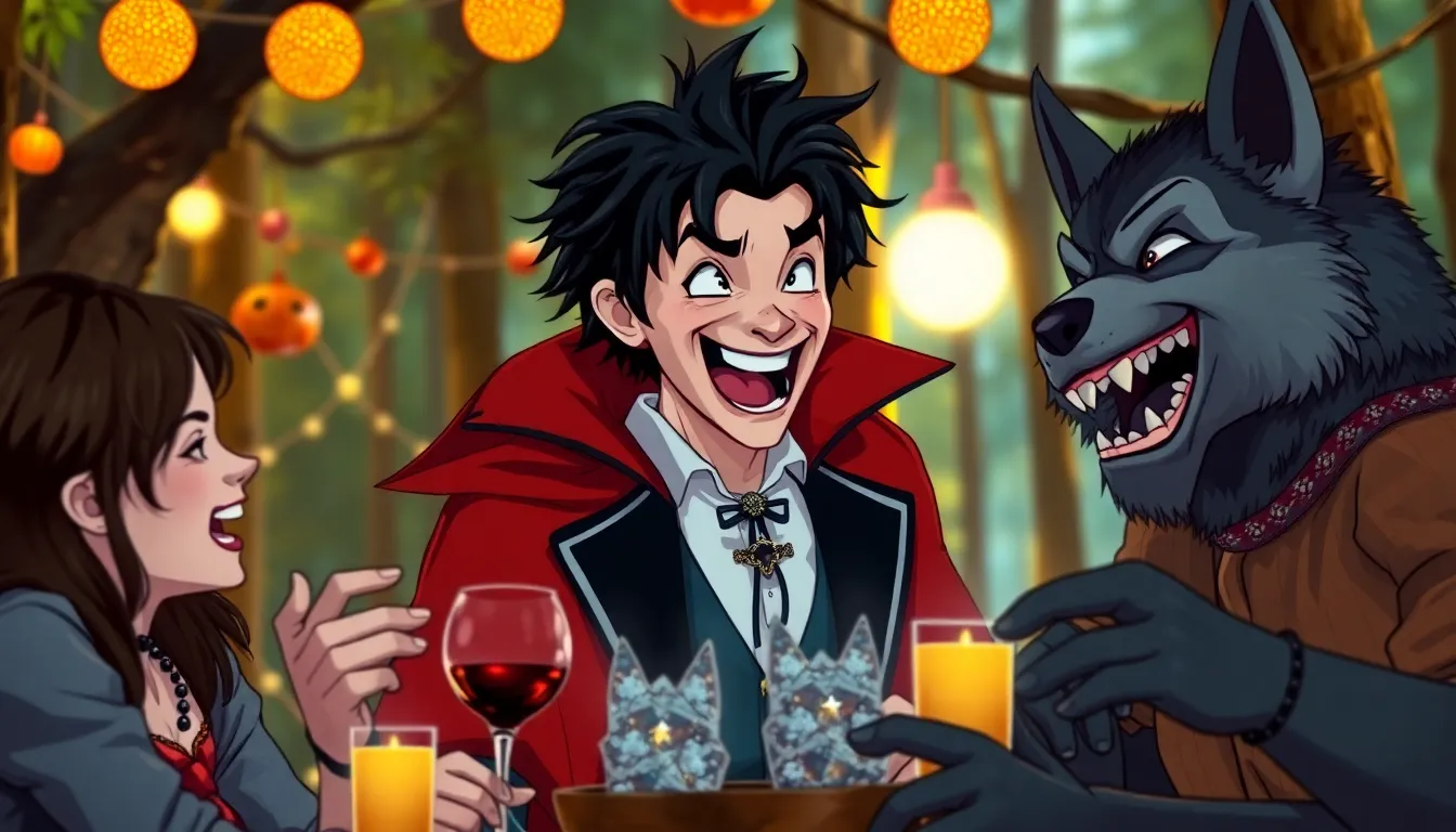 Les Vampires Rieurs de la Forêt 5 Illustration de Le Pouvoir du Rire