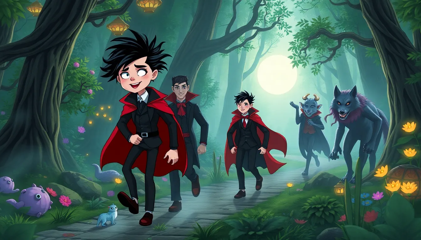 Les Vampires Rieurs de la Forêt 6 Illustration de Une Nouvelle Aventure