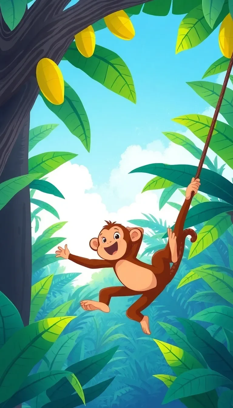 Milo le Singe et les Bananiers Magiques