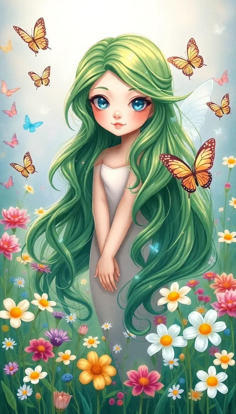 Nina la Nymphe et les Papillons