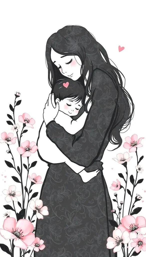 Poème Touchant pour Maman Court : Merci d&rsquo;Être Toi