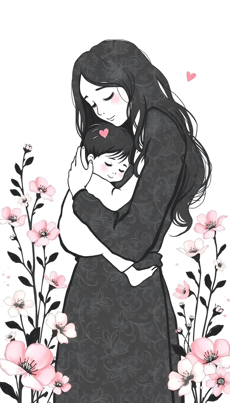 Poème Touchant pour Maman Court : Merci d'Être Toi