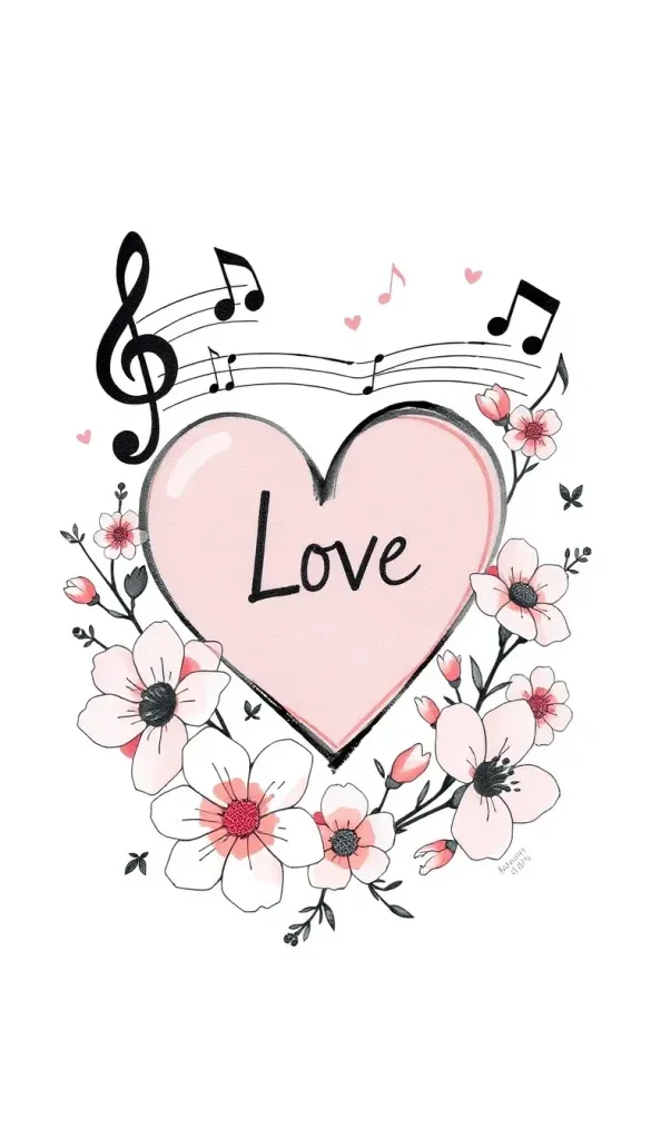 Poème d&rsquo;Amour Mignon : Un Cœur qui Chante