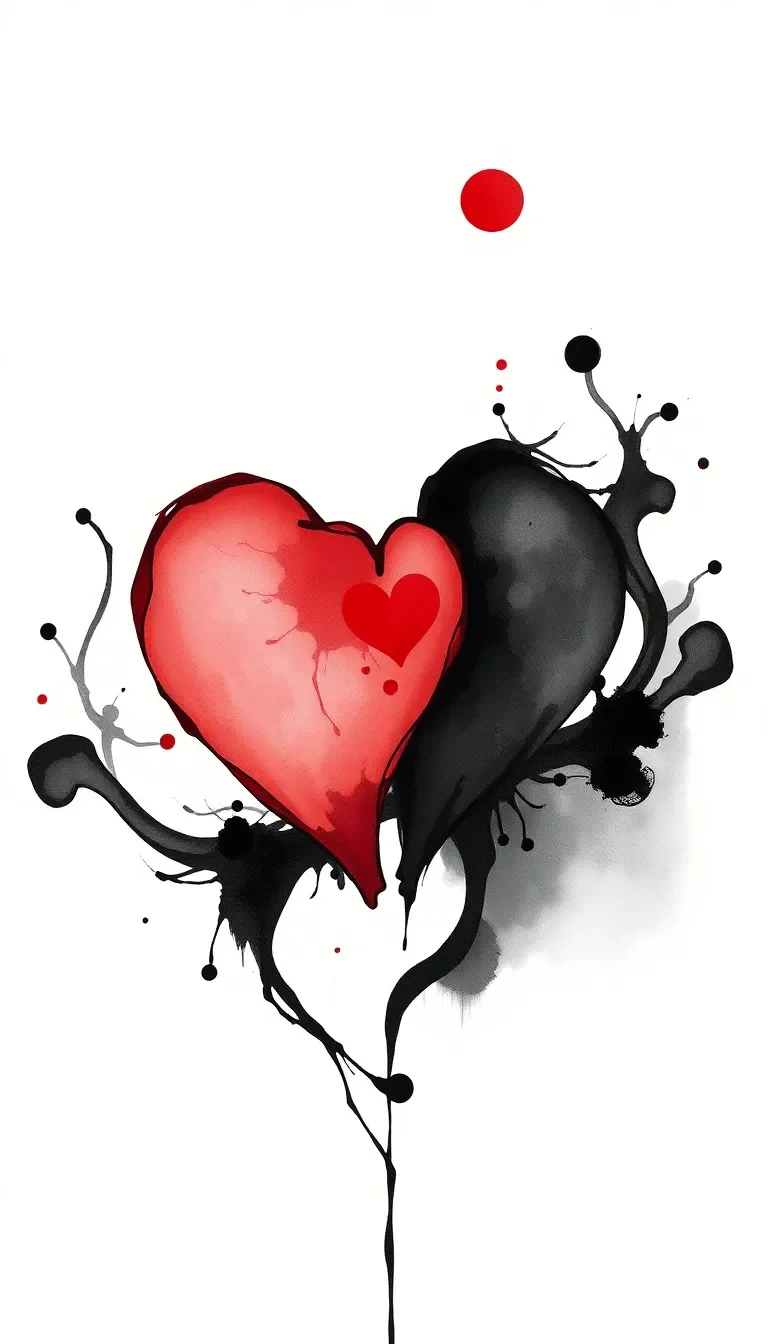 Poème d'amour qui Touche le Cœur : L'Encre de Nos Cœurs