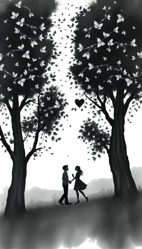 Poème d&rsquo;amour qui Touche le Cœur : Le Murmure des Arbres