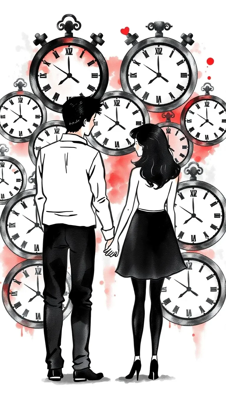 Poème d'amour qui Touche le Cœur : Les Murmures du Temps