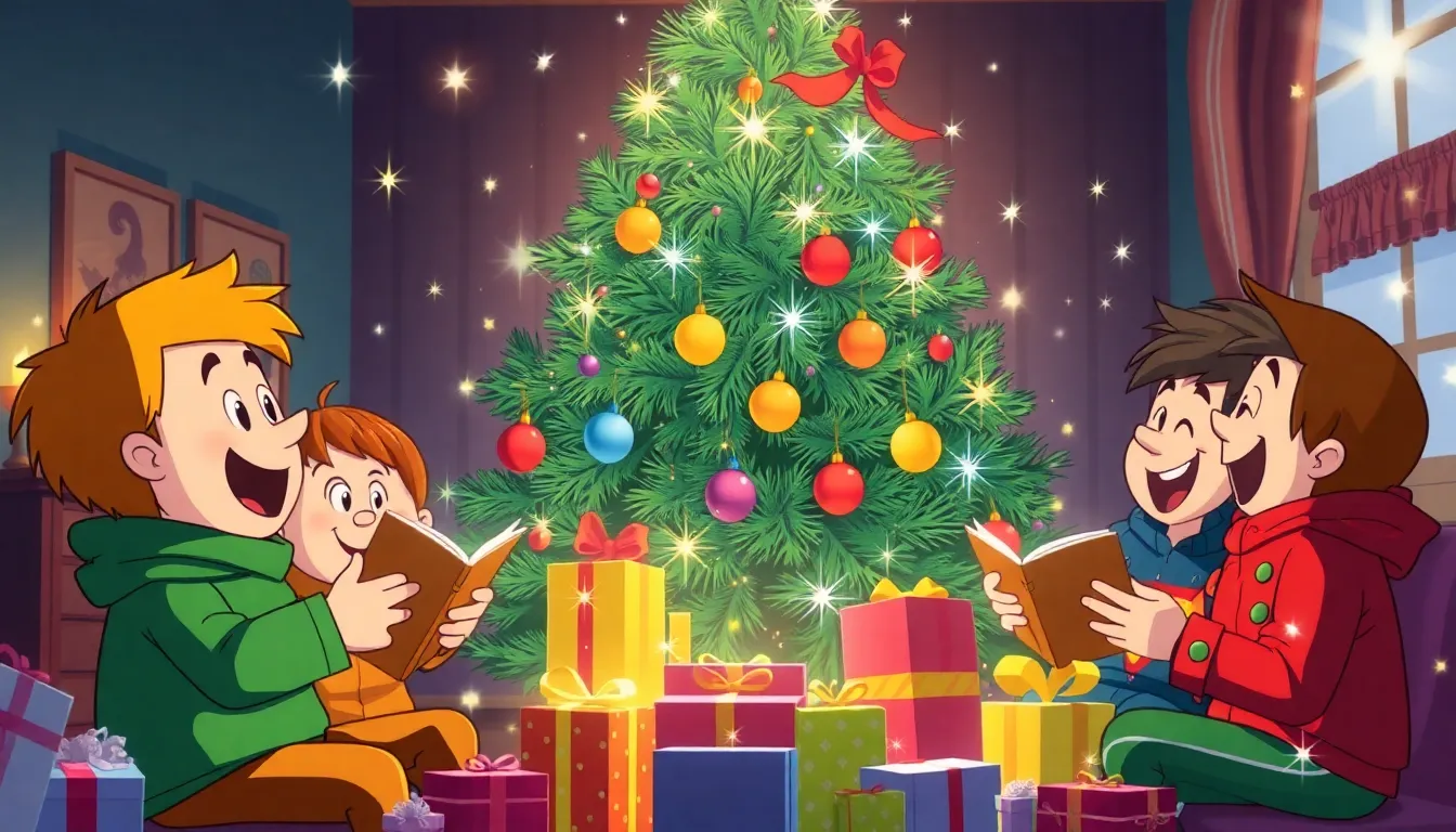Le Noël de Max le Magicien 6 Illustration de La Surprise de Noël
