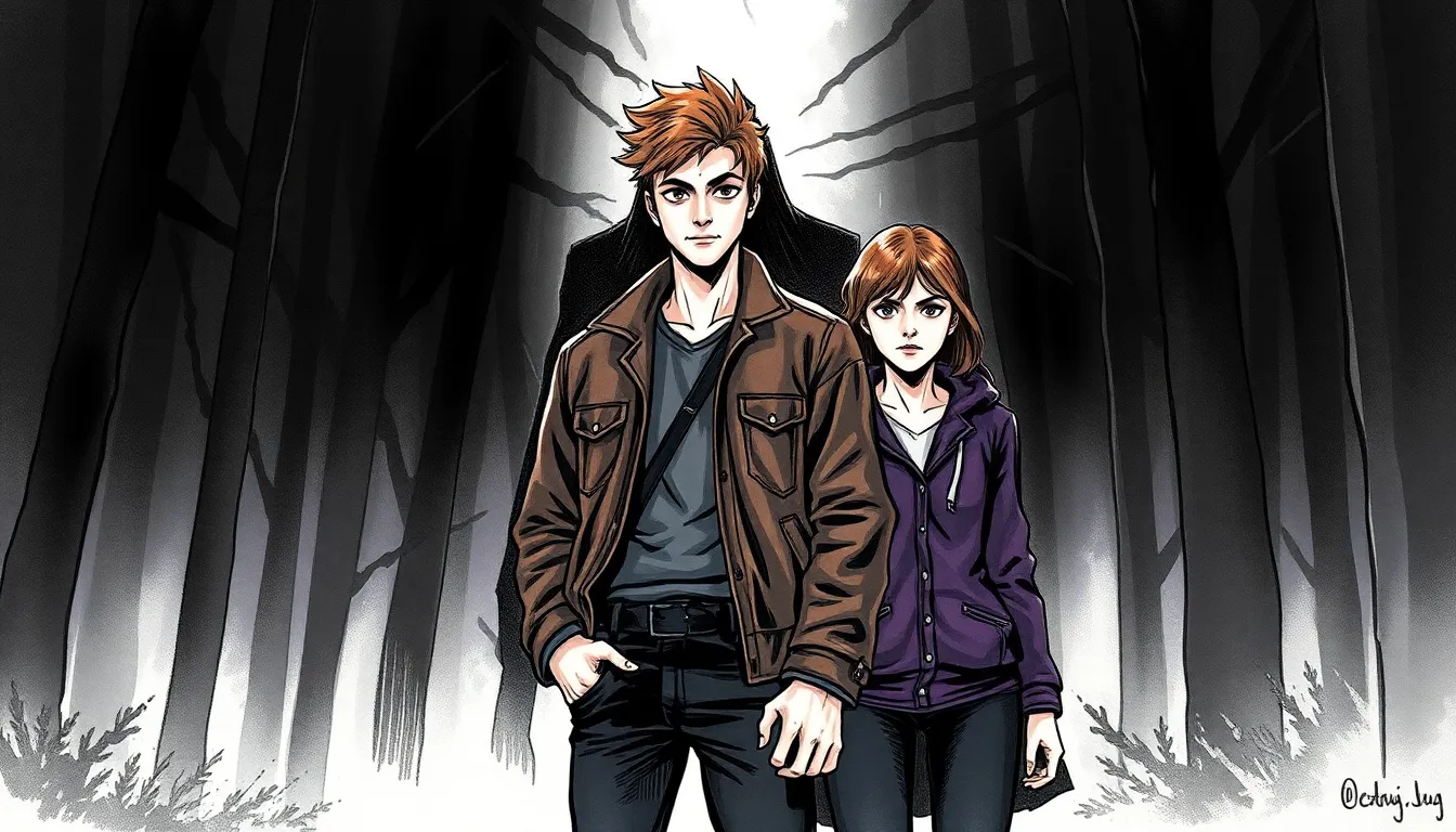 La Forêt des Âmes Perdues : Une quête mystérieuse au cœur des peurs 3 Illustration de La Première Confrontation